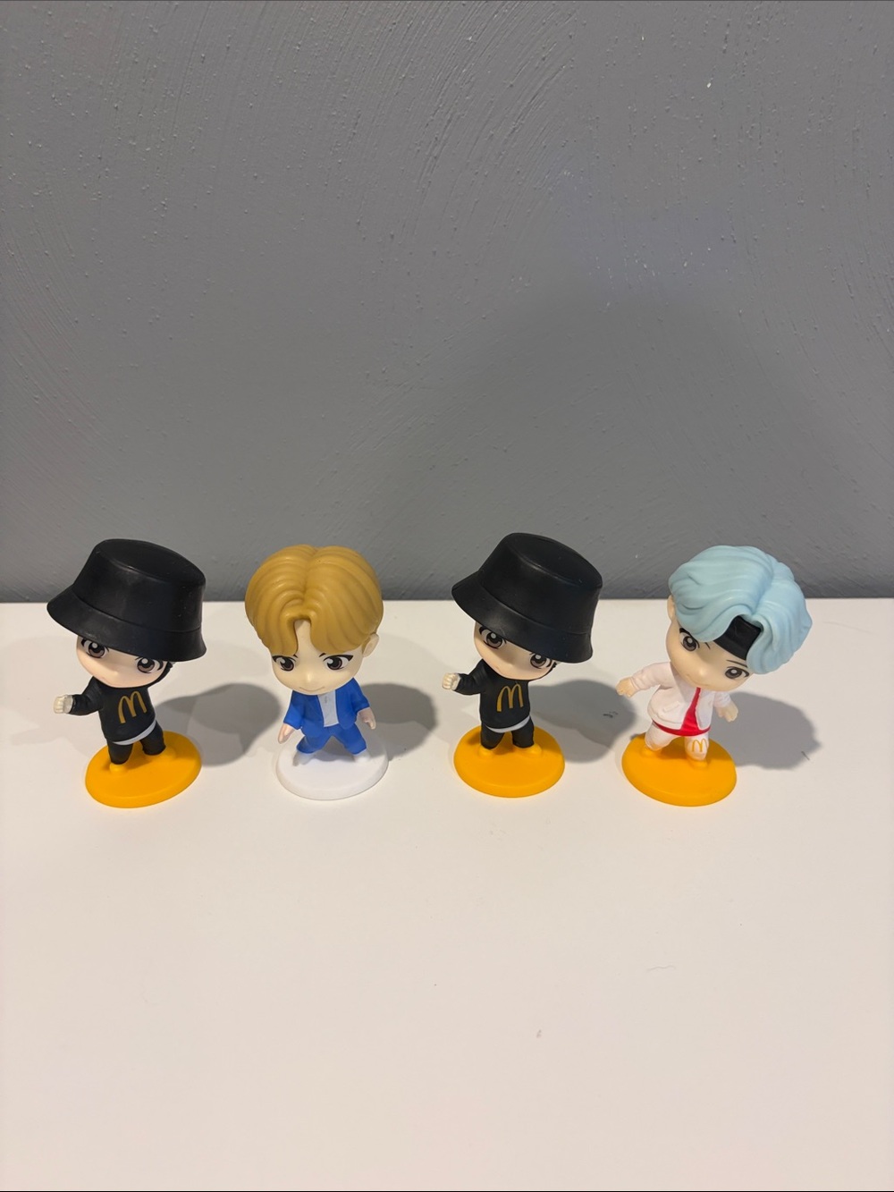 McDonald's BTS Tiny Tan toy lot of 4